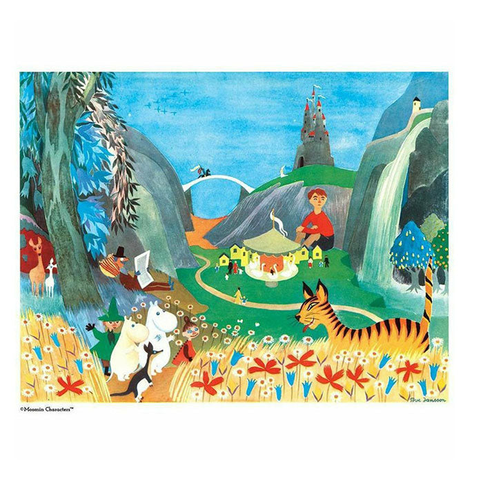 【当店専売】Moomin ムーミン ポスター ( Carousel Party / 50 x 40 cm )