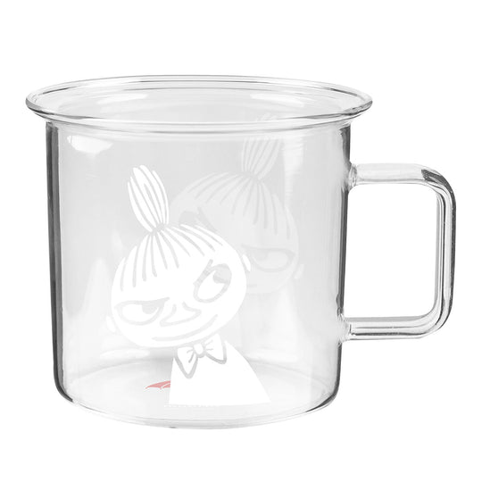 Moomin ムーミン Muurla ムールラ ガラスマグ ( リトルミイ / クリア&ホワイト )