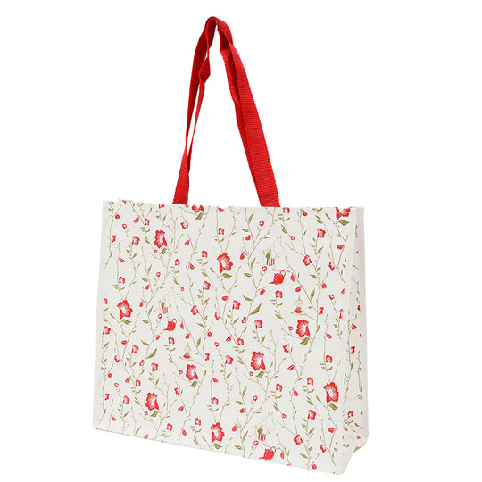 Moomin ムーミン Blue House ブルー ハウス ムーミントートバッグ ( Moominmamma flowers )