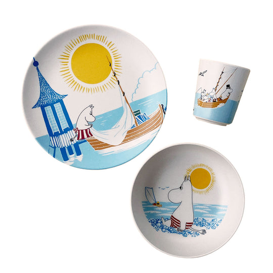 Moomin ムーミン Barbo Toys バルボトイ バンブーメラミン ギフト3点セット #OURSEA