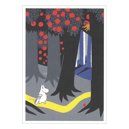 Moomin ムーミン Karto カルト ポストカード ( 森の中のムーミン )
