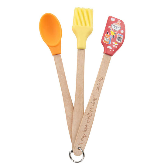 Moomin ムーミン Martinex マルティネックス シリコーンスパチュラ３本セット ( リトルミイ )