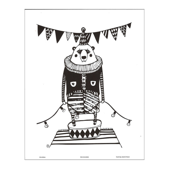 PUTINKI プティンキ ミニプリント Mira Mallius ミラ・マリウス ( クマのサーカス )