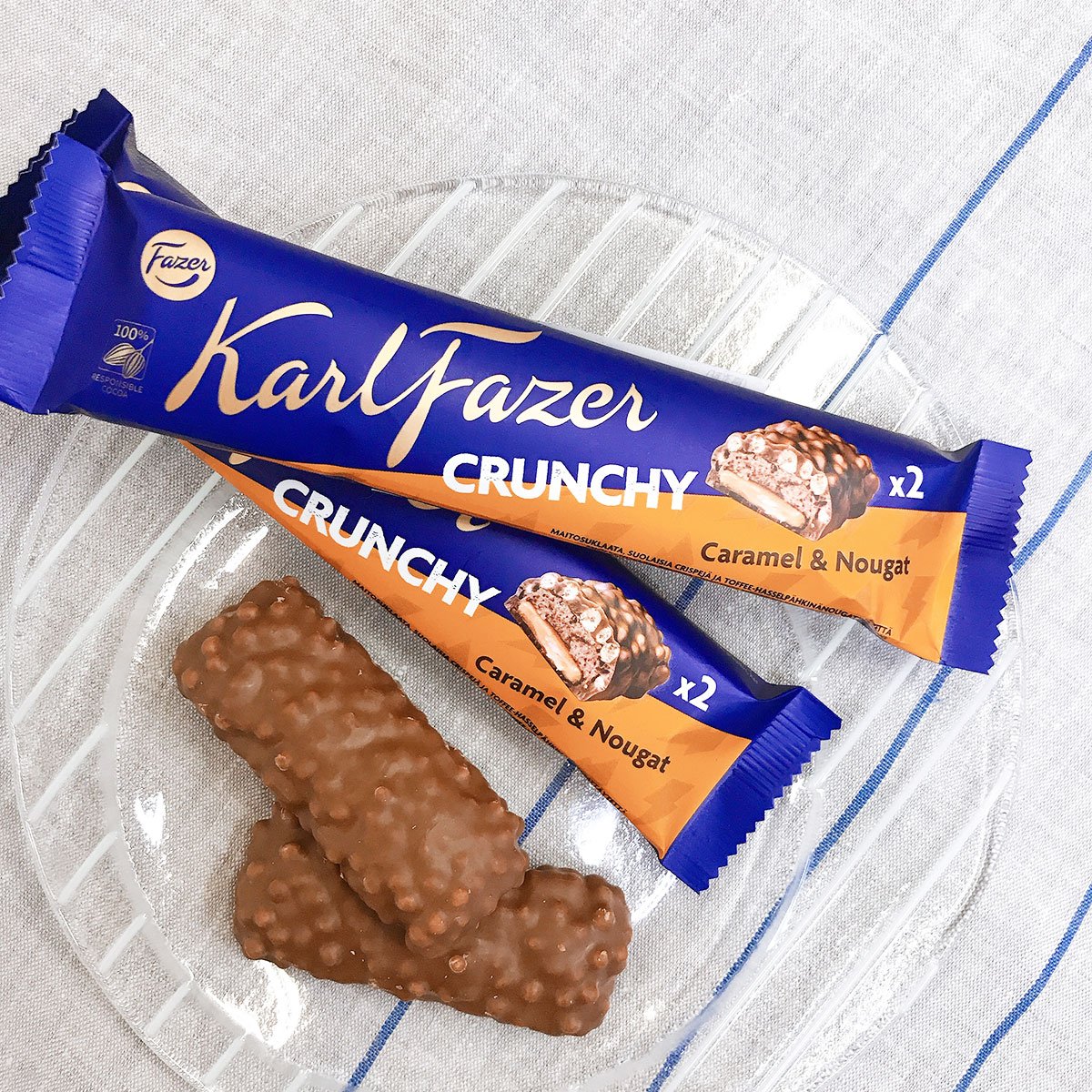 【30%OFF】Fazer ファッツェル KarlFazer クランキーチョコレート ( バー / 55ｇ )【セール】