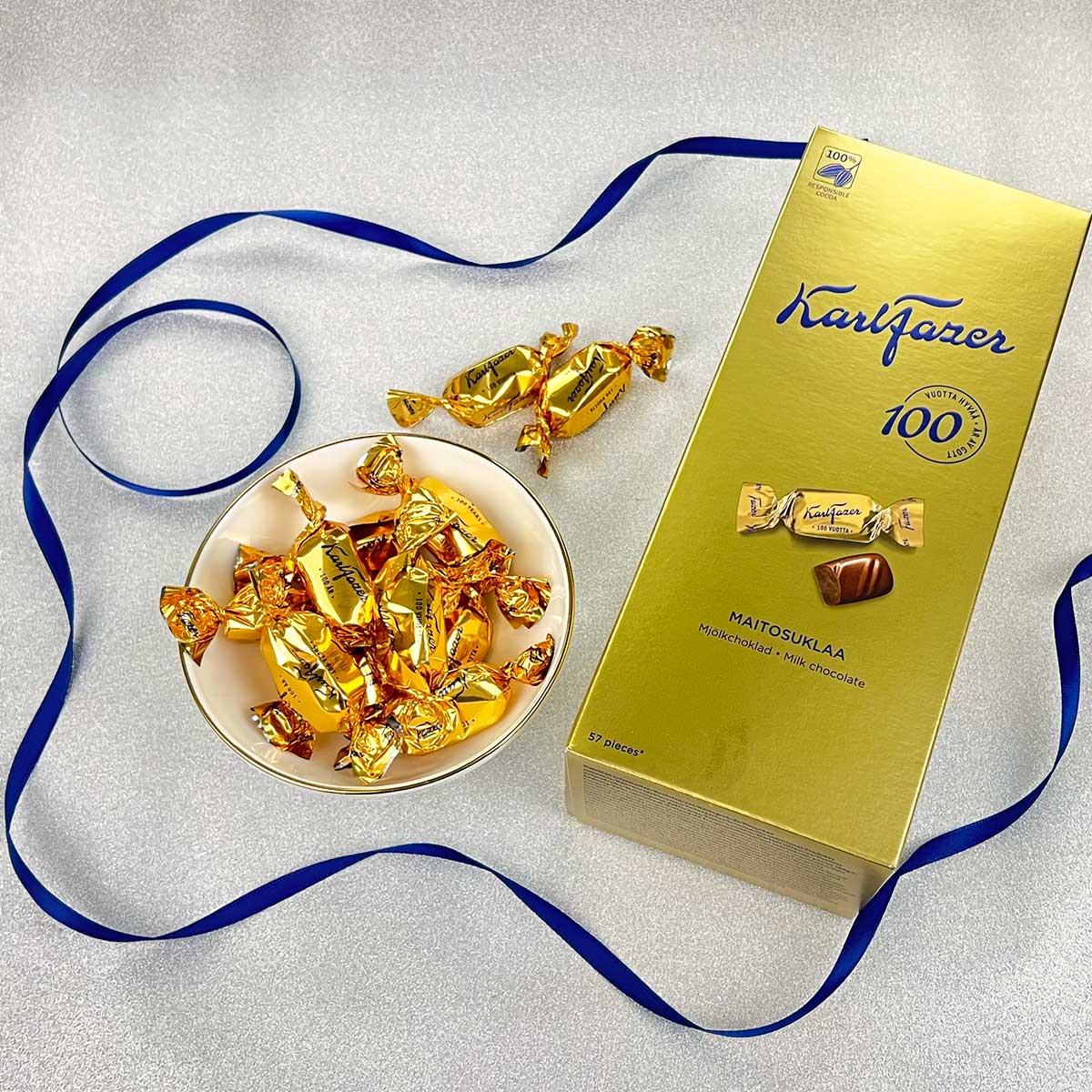 Fazer ファッツェル KarlFazer ゴールドボックス ミルクチョコレート ( 箱入り / 420g )