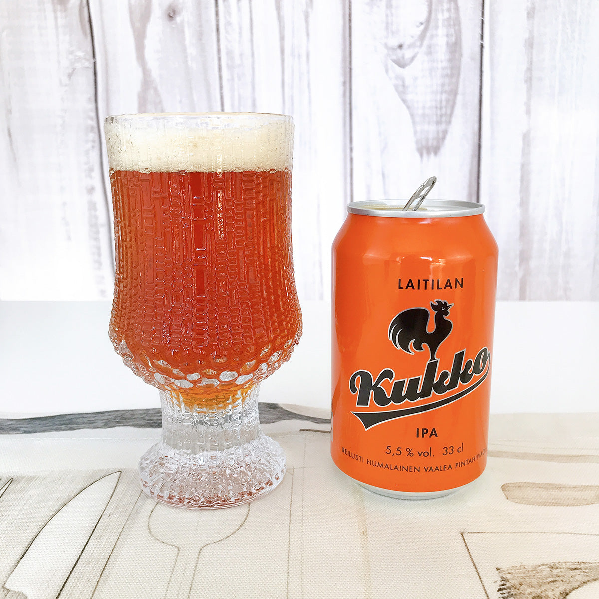 Laitilan ライティラン Kukko クッコ ビール IPA（アルコール飲料)
