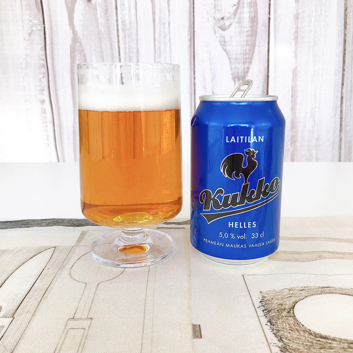 【24缶セット】Laitilan ライティラン Kukko クッコ ビール へレス 330ml × 24（アルコール飲料)