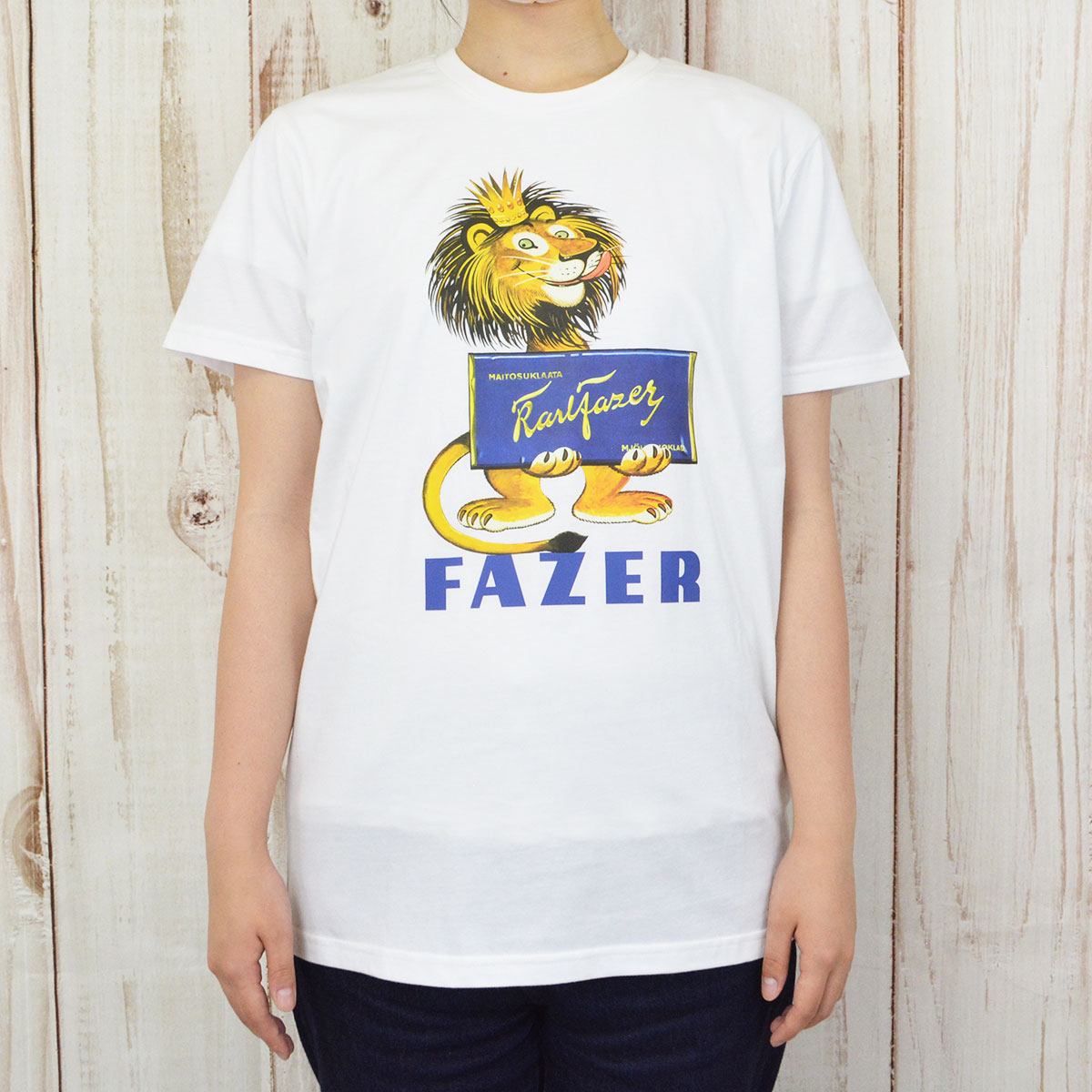 Fazer ファッツェル KarlFazer ライオン Tシャツ ( Mサイズ )