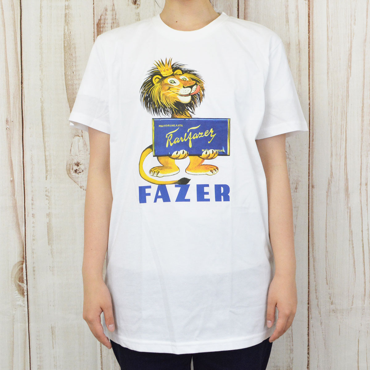 Fazer ファッツェル KarlFazer ライオン Tシャツ ( Lサイズ )
