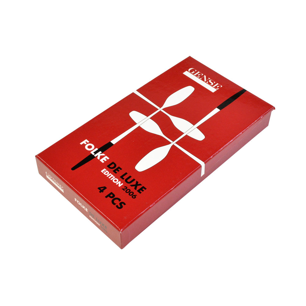 【30%OFF】GENSE ゲンセ FOLKE DE LUXE フォルケドリュクス マドラースプーン(4本セット)【セール】