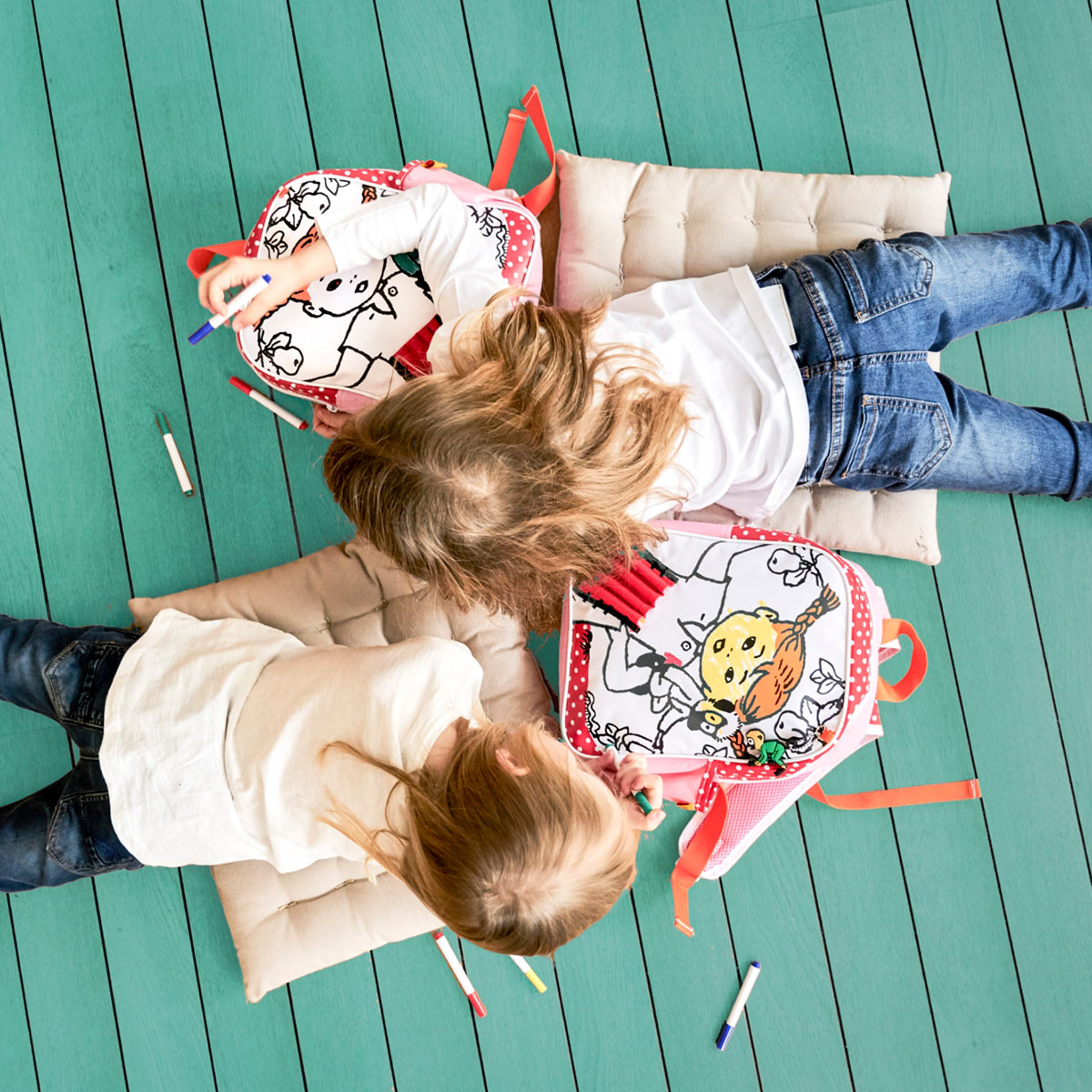 Pippi ピッピ Libro Fashion Works リブロファッションワークス バックパック ぬりえ
