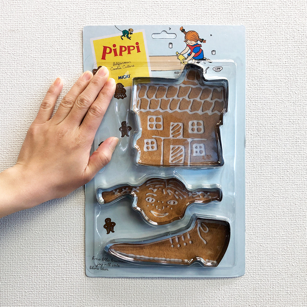 Pippi ピッピ MICKI ミッキ クッキー型セット