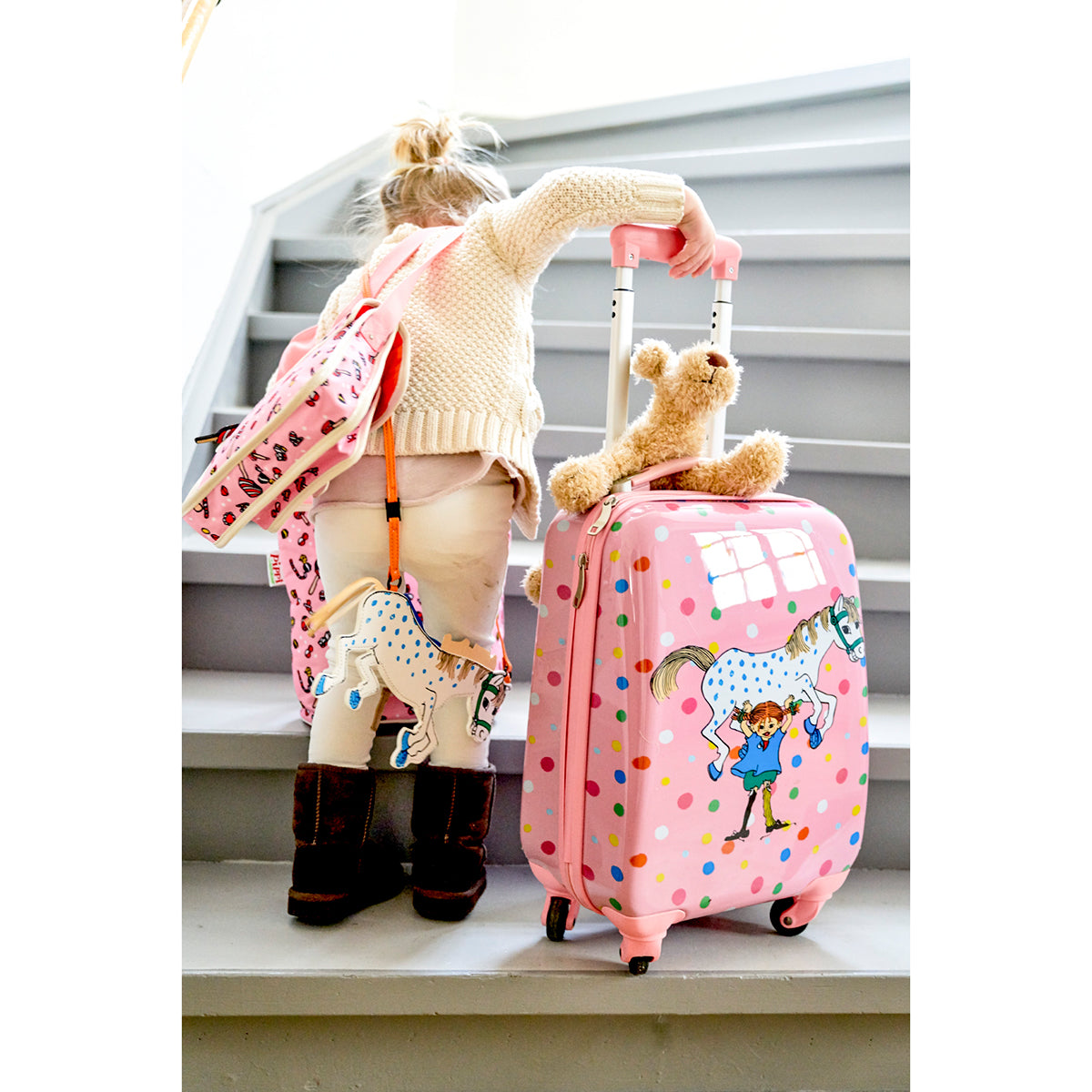 Pippi ピッピ Libro Fashion Works リブロファッションワークス スーツケース ピンク