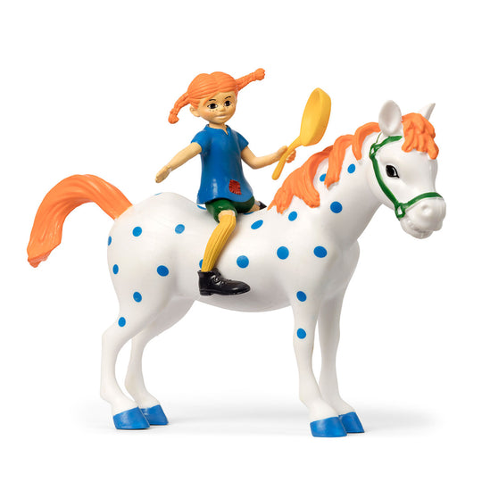 Pippi ピッピ MICKI ミッキ フィギュアセット（ピッピと馬）