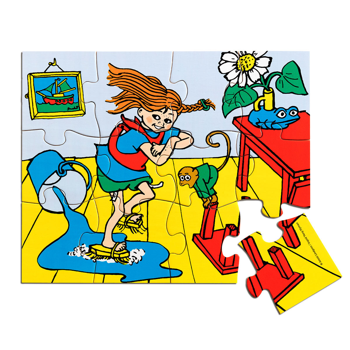 Pippi ピッピ 木製ジグソーパズル 12ピース