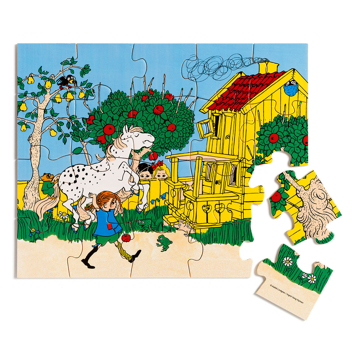 Pippi ピッピ 木製ジグソーパズル 20ピース