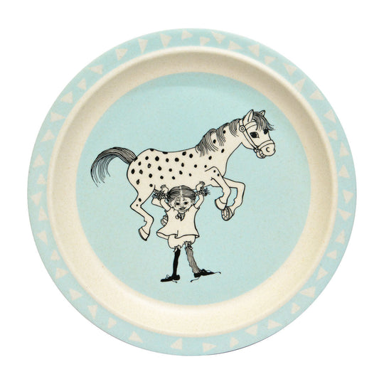 Pippi ピッピ Barbo Toys バルボトイ バンブーメラミン プレート ( ブルー )