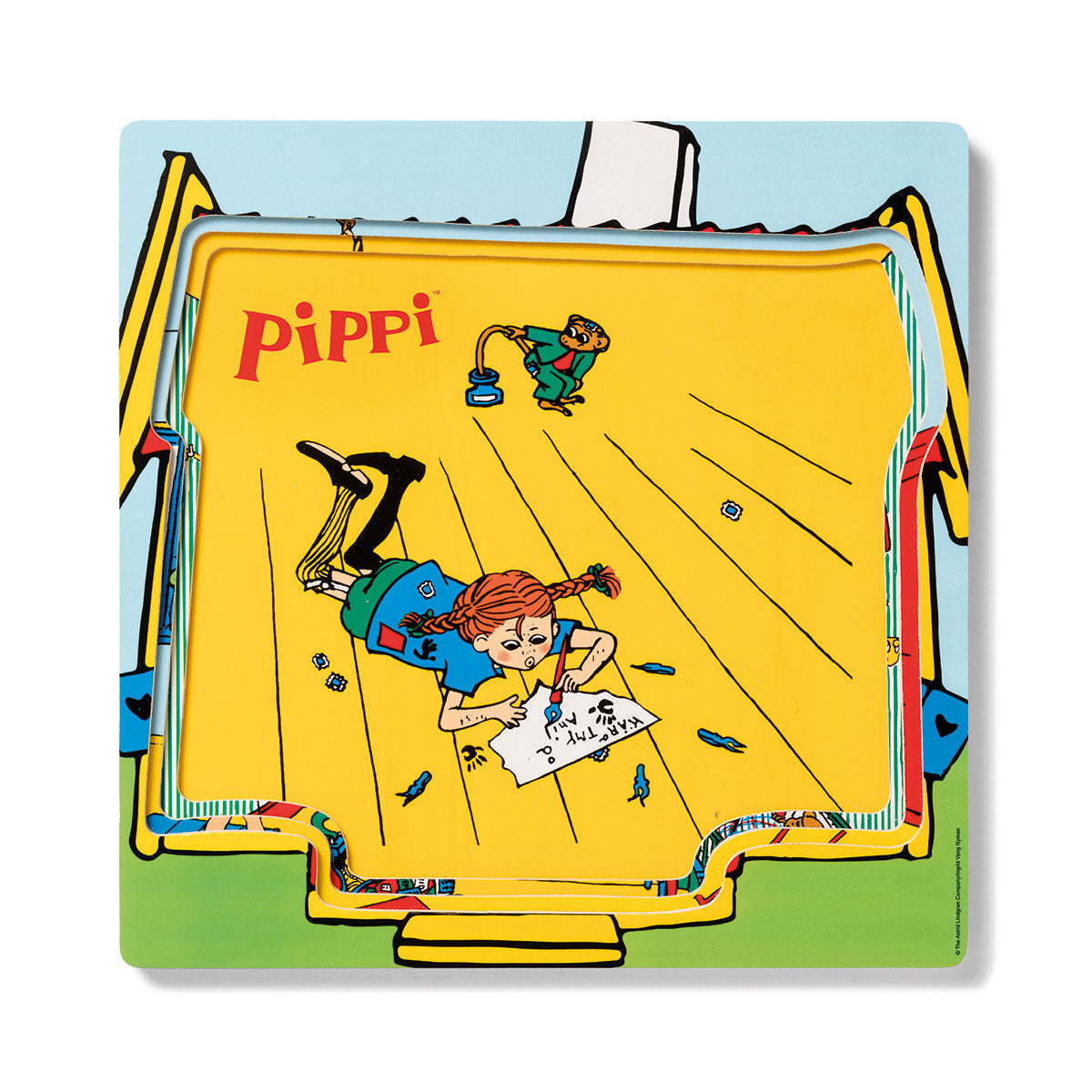 Pippi ピッピ MICKI ミッキ 木製レイヤーパズル