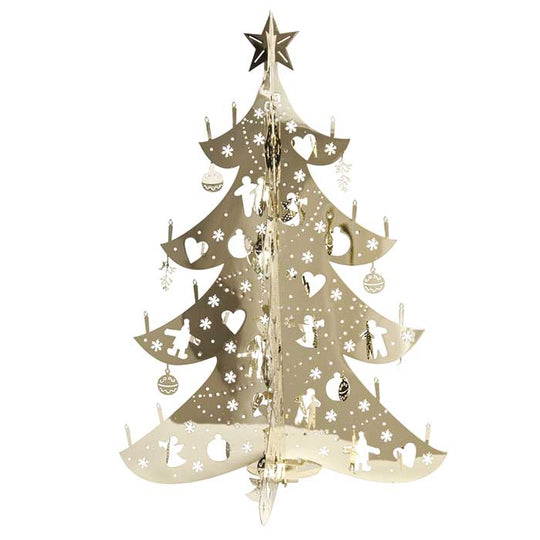 Pluto Design プルート・デザイン テーブルデコレーション Ｈ18.5cm ( クリスマスツリー / ゴールド )