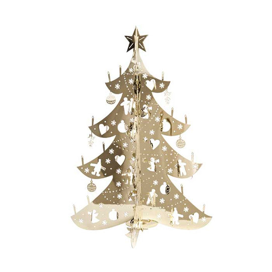 Pluto Design プルート・デザイン テーブルデコレーション Ｈ12cm ( クリスマスツリー / ゴールド )