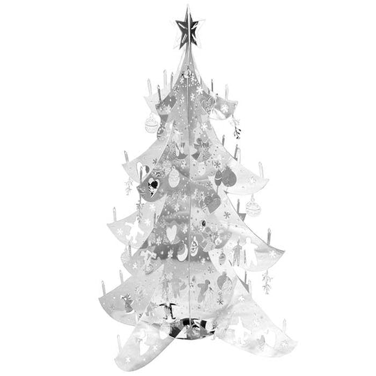 Pluto Design プルート・デザイン テーブルデコレーション Ｈ18.5cm ( クリスマスツリー / シルバー )