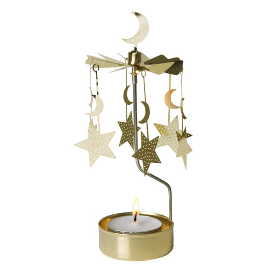 Pluto Design プルート・デザイン ロータリーキャンドルホルダー ( ムーン＆スター )