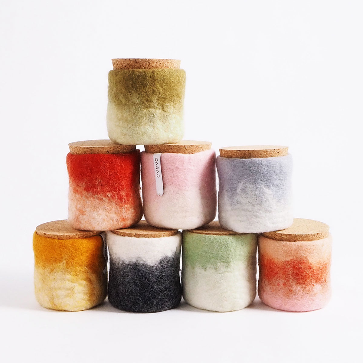 【50%OFF】aveva アベバ ウールジャー(コルク蓋ひも無し / モスグリーン)【セール】