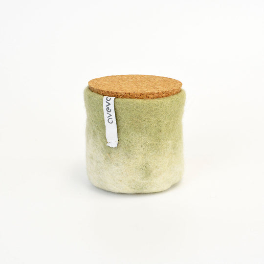 【50%OFF】aveva アベバ ウールジャー（コルク蓋ひも無し / セージグリーン）【セール】