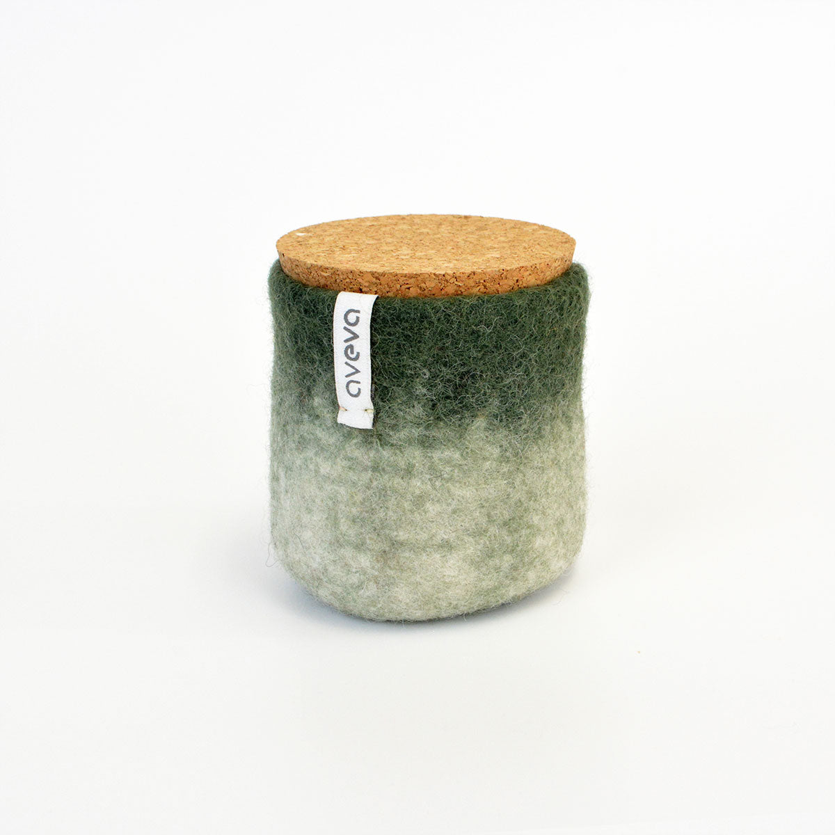 【50%OFF】aveva アベバ ウールジャー(コルク蓋ひも無し / モスグリーン)【セール】
