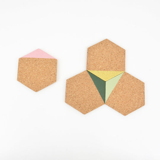 【50%OFF】aveva アベバ コルクコースター 4枚セット ( ボタニーク )【セール】