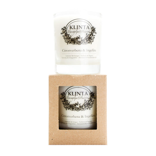 【30％OFF】KLINTA クリンタ マッサージキャンドル（ 40h / レモンバーベナ&ジンジャー ）【セール】