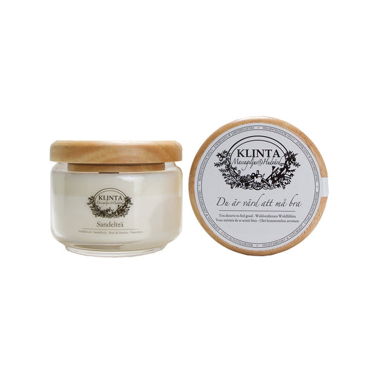 【30％OFF】KLINTA クリンタ マッサージキャンドル（ 50h / サンダルウッド ）【セール】