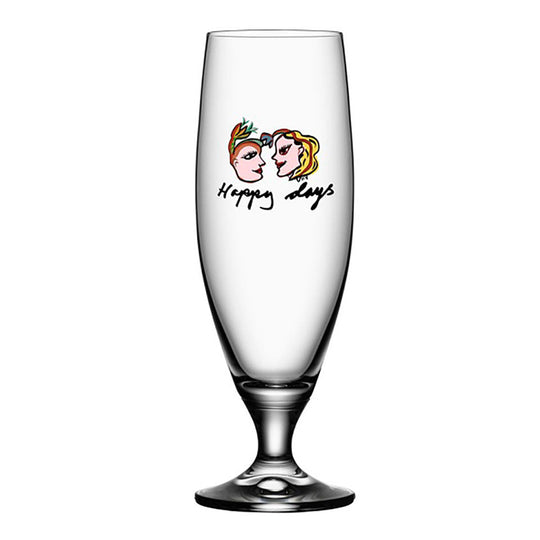 KOSTA BODA コスタボダ FRIENDSHIP ビールグラス HAPPY DAYS