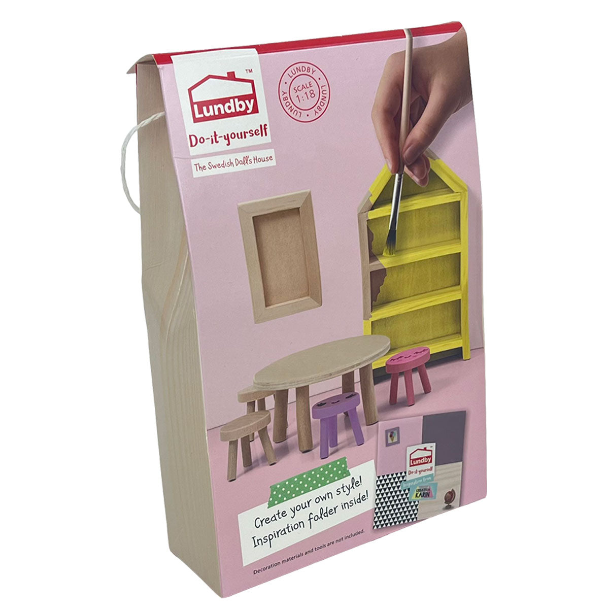 Lundby ルンドビー DIY テーブル&本棚セット