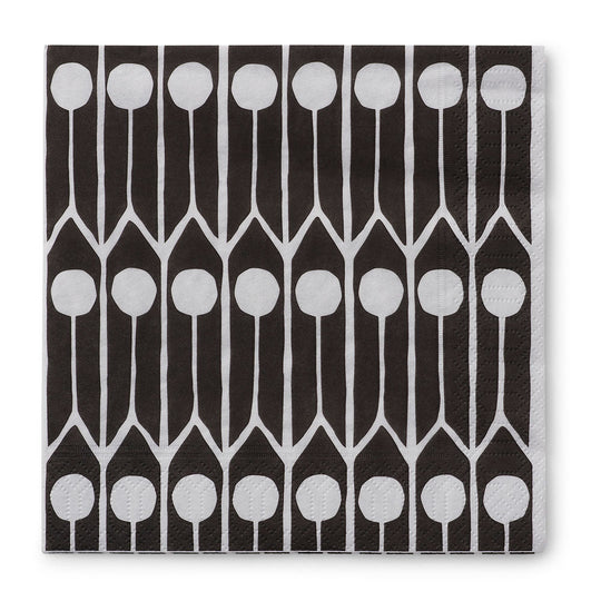 Littlephant リトルファント ペーパーナプキン ( Feathers / ブラック / 20枚入り )