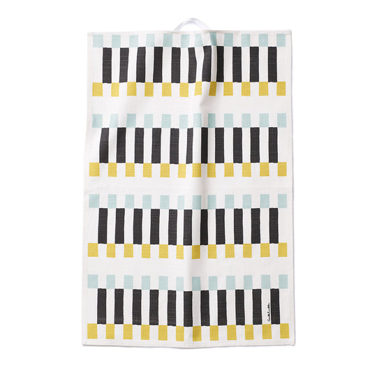 Littlephant リトルファント キッチンタオル ( Stripes / ホワイト・アクア )