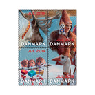 Danish Christmas Seals デンマーク クリスマス シール ( 2019年 / 4枚カット )