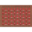 Danish Christmas Seals デンマーク クリスマス シール (1978年/50枚 1シート)