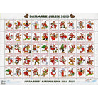 Danish Christmas Seals デンマーク クリスマス シール (2010年/50枚 1シート)