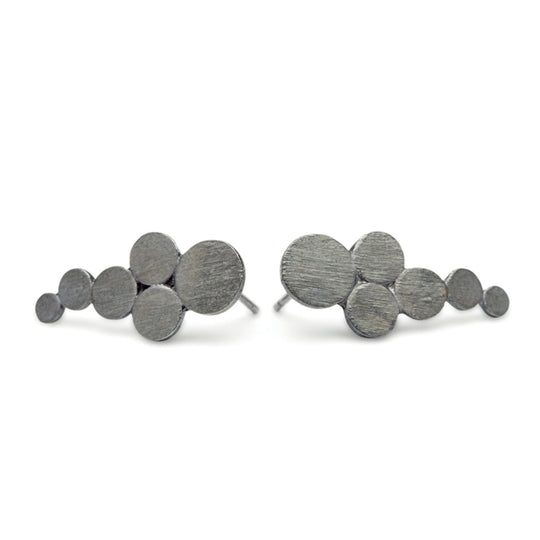 【30％OFF】Pernille Corydon ペニーレ・コリドン MultiCoin ピアス ダークシルバー（E183-Ox）【セール】