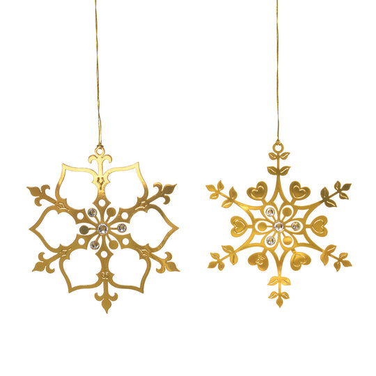 JETTE FROLICH イエッテ・フローリッヒ オーナメント アイスクリスタル ( ゴールド / 2個セット )