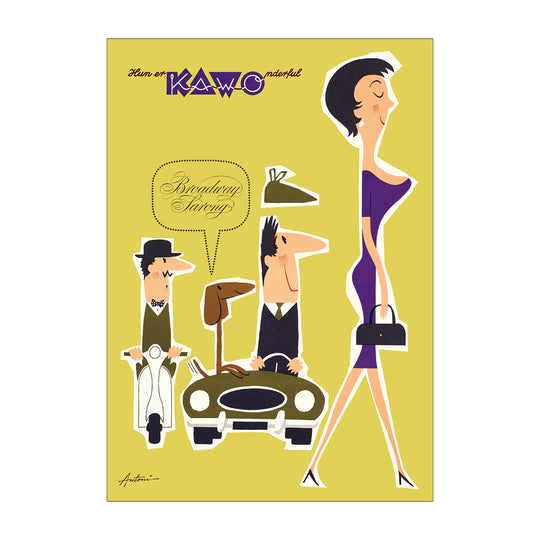 【30％OFF】Ib Antoni イブ・アントーニ ポストカード（KAWO / 彼女は素敵）【セール】