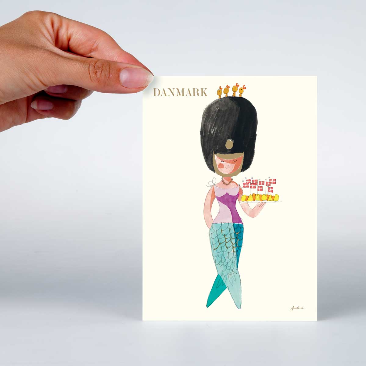 【30%OFF】Ib Antoni イブ・アントーニ ポストカード(The Royal Mermaid / ロイヤルマーメイド)【セール】