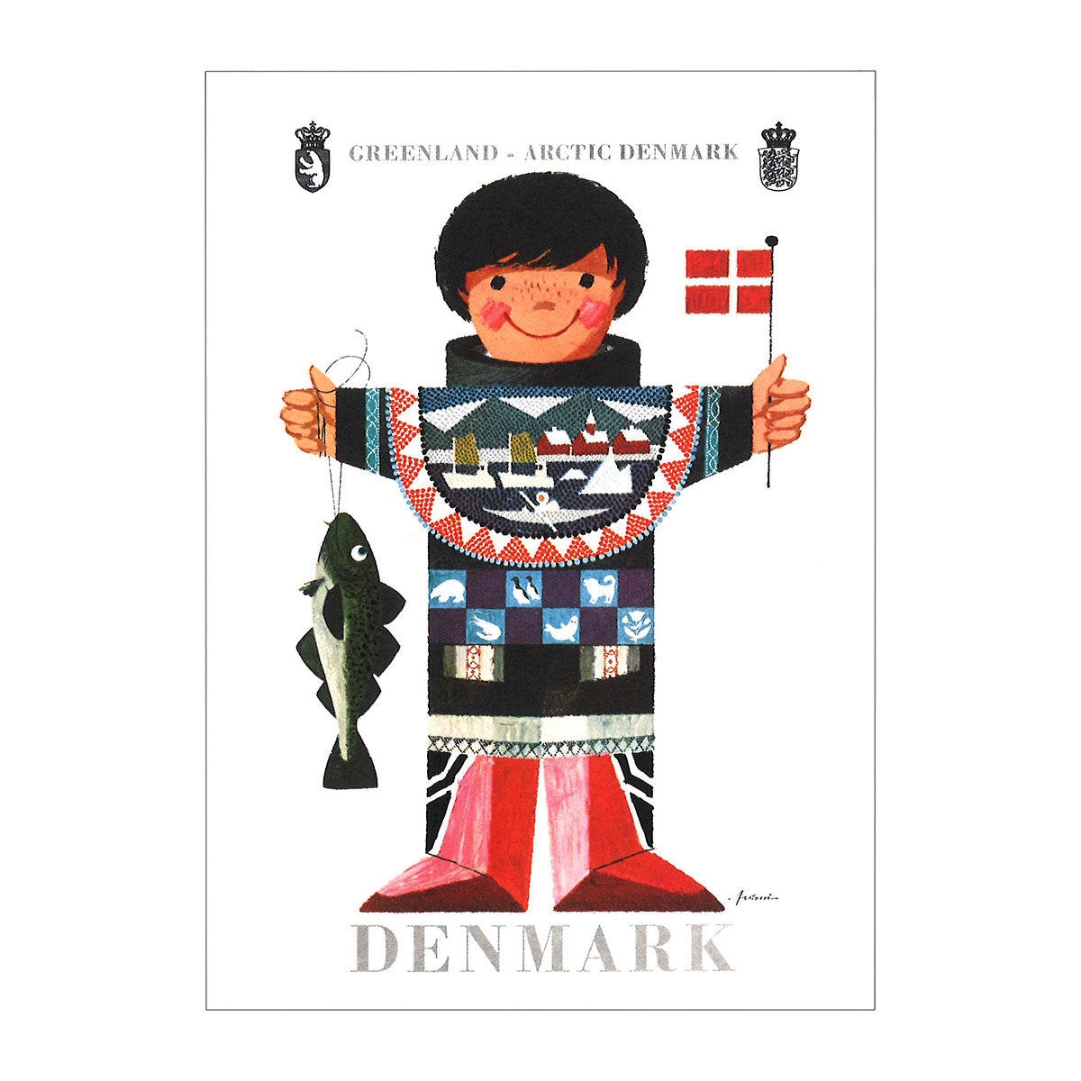 Ib Antoni イブ・アントーニ ポストカード（The Greenlander / グリーンランド人）