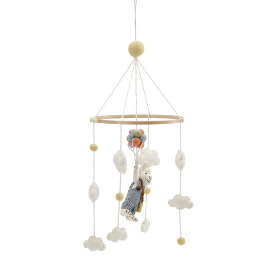 Gry&Sif グライアンドシフ モビール ( 風船とウサギ )