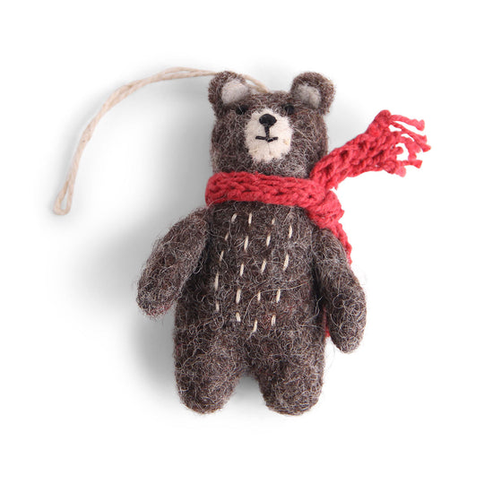 Gry&Sif グライアンドシフ オーナメント ( クマ / スカーフ / レッド )