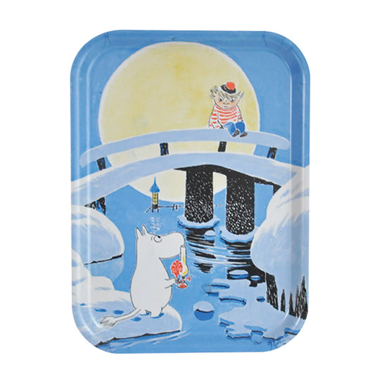 Moomin ムーミン Opto Design オプトデザイン 木製トレイ S ( ムーミンウィンター / 27×20cm )