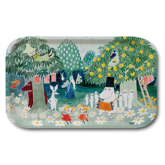 Moomin ムーミン Opto Design オプトデザイン 木製トレイ（飛行おにのぼうし/53×32cm）