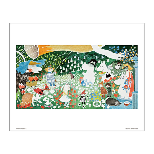 Moomin ムーミン Putinki プティンキ ミニポスター カラー ( 24×30cm / デンジャラスジャーニー )