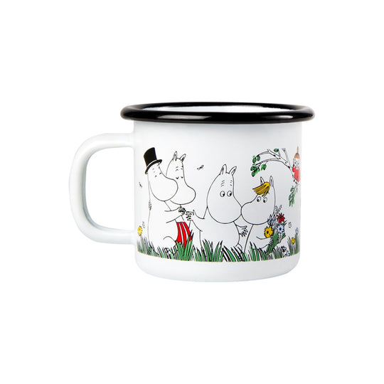 Moomin ムーミン Muurla ムールラ ホーローマグ（ハッピーファミリー / 150ml）